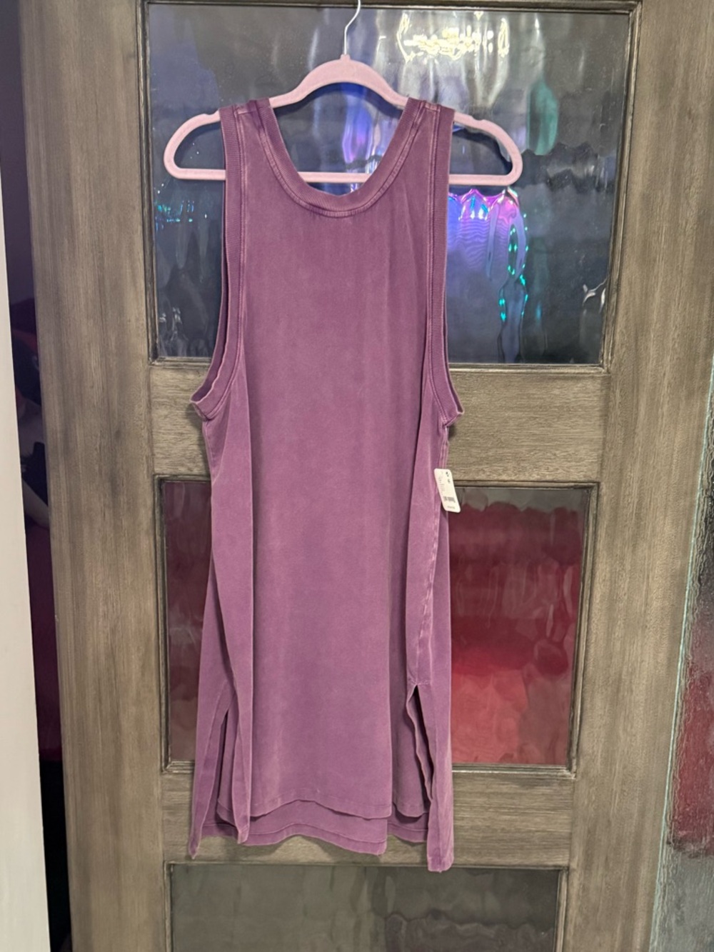 Free People Sleeveless Purple Tank Dress size L